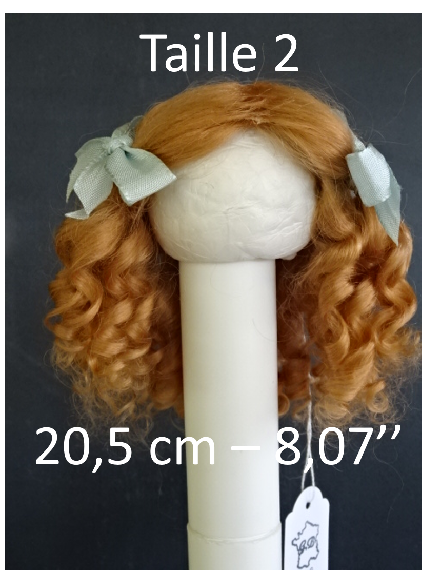 Perruque Poupée 50 Cm En Mohair Blonde