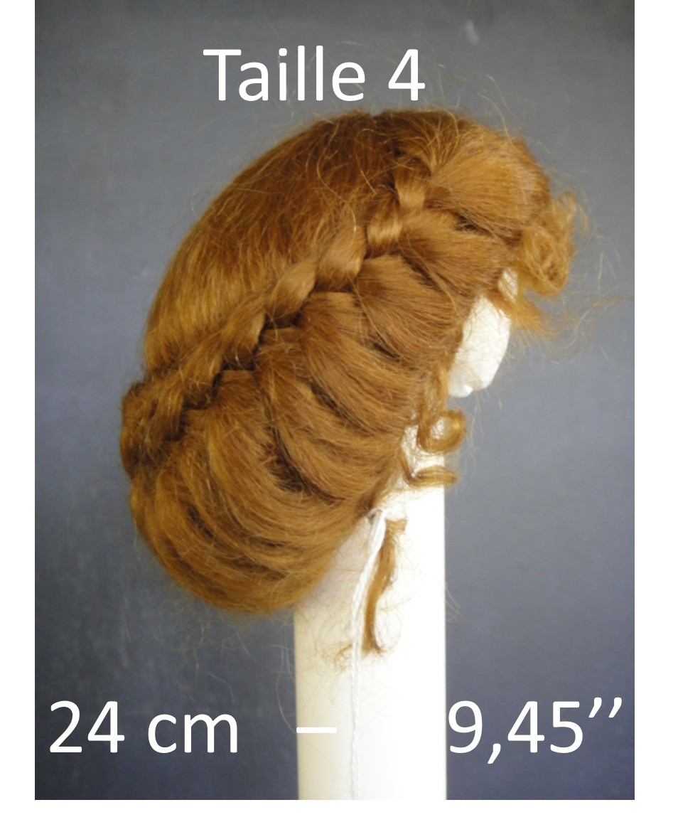 Perruque Pour Poupée 50 Cm – Cheveux En Mohair Blond – Cheveux à Coiffer