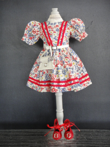 ROBE DE POUPÉE ancienne en coton blanc EUR 25,00 - FR