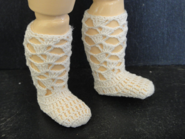 Vaguelly 8 Paires Poupée Chaussettes 18 De Chaussures De 18 en De Mini- pour Poupées Jouets Chaussette Simple Nature Chaussures De Ma Chiffon