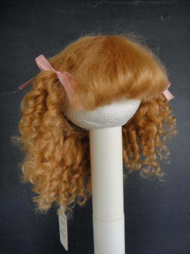PERRUQUE pour poupée en Cheveux naturels Taille 7 - 28.5 cm - Doll wig