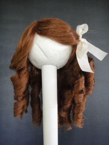 PERRUQUE T10 (33 cm) 100% cheveux naturels pour POUPEE ANCIENNE-DOLL