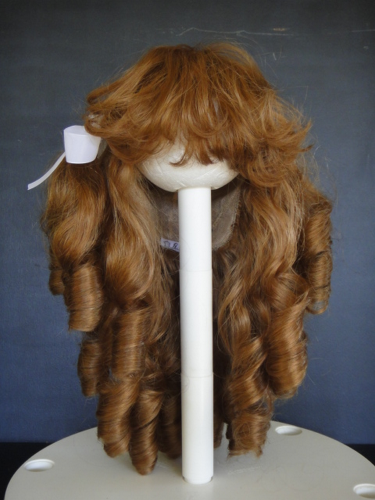 Perruque Pour Poupée 20,5 Cm – Cheveux Naturels Châtain Clair – Fabrication Française