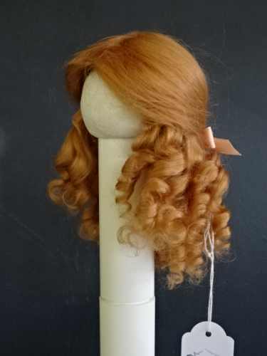 Perruque Poupée Cheveux Naturels Taille 3 (22.5 Cm) Georgette Bravot France