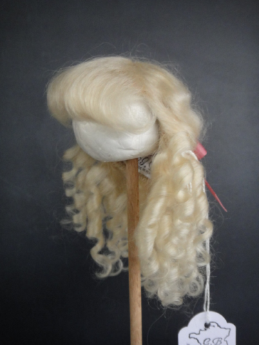 Perruque Blonde Mohair Pour Poupée Ancienne Ou Moderne - 28,5 Cm - Georgette Bravot (France)