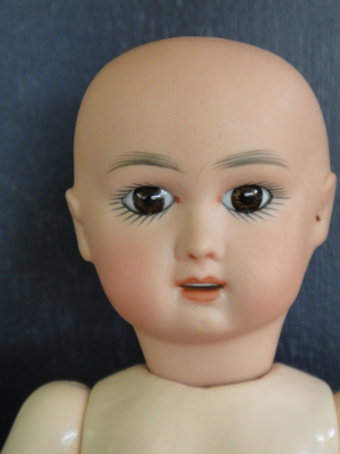 Reproduction Tête De Poupée Ancienne Jumeau - Porcelaine Bisque 13cm - France