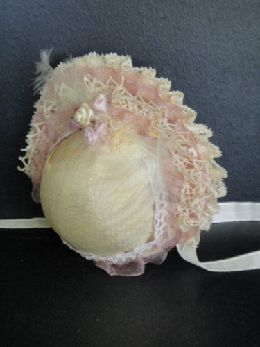 Rare Chapeau Feutre Poupée Bleuette - GL - Années 1920 - France