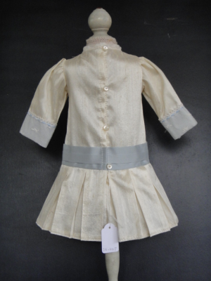 Robe de poupée en dentelle édouardienne faite main et