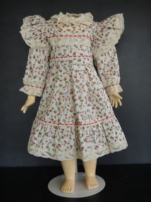 Robe En Soie Pour Poupée 48-51 Cm - Jumeau Bru Steiner - Fabrication Française