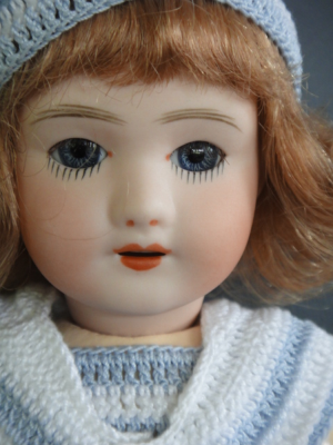 Bleuette 301 N° 23 27 cm Poupée Ancienne Reproduction Antique Doll