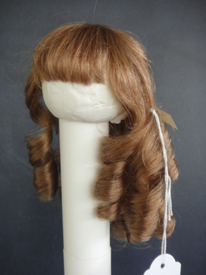 Perruque Blonde Pour Poupée 17,5 Cm (6,9") - Cheveux Naturels - Fabriquée En France