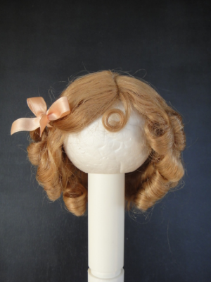 PERRUQUE 100% cheveux naturels pour POUPEE ANCIENNE-DOLL WIGS- Floue 11 (34 cm