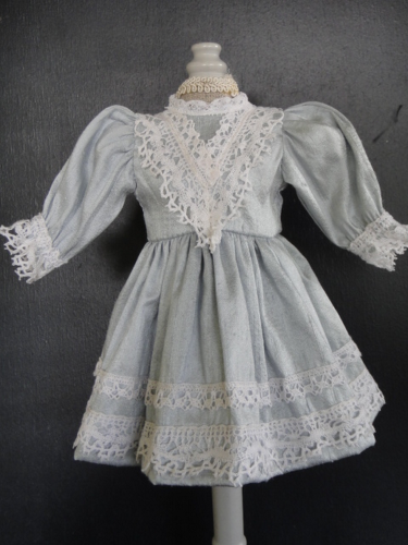 ROBE De TOLE UNE Et Fleur Bleuette Pattern for Doll Clothng ~ 1925