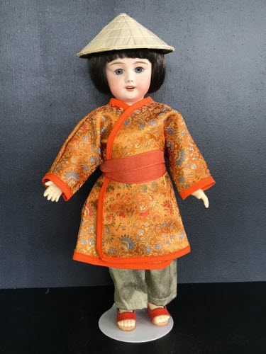 Tête de poupée Bleuette SFBJ301 yeux bleus - T04 | T04-SFBJ301
