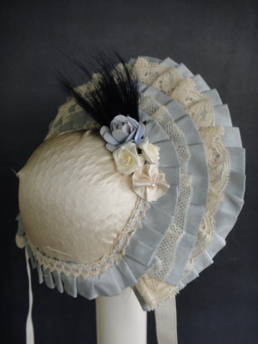 Chapeau De Poupée Ancienne - Accessoire Vintage Pour Collection
