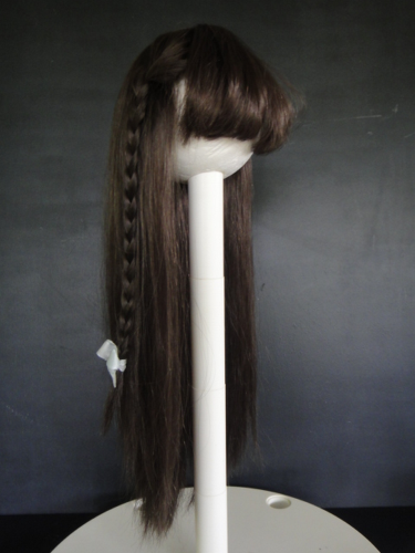PERRUQUE pour poupée 100% Cheveux naturels Taille 12 - 38 cm