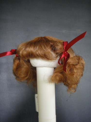 PERRUQUE de poupée en cheveux naturels Taille 2 - 20.5 cm