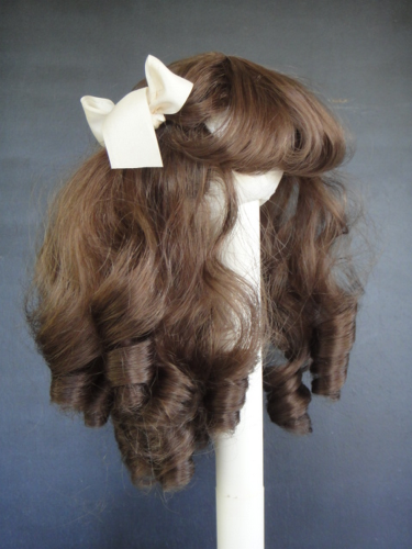 PERRUQUE 100% cheveux naturels pour POUPEE ANCIENNE-DOLL WIGS- Floue 12(38cm