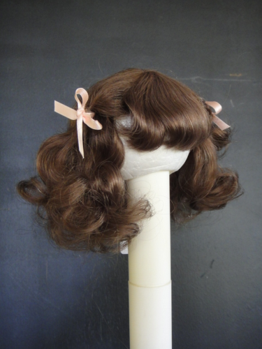 Perruque Pour Poupée 100% Cheveux Naturels Taille 5 (25,5 Cm) Fabrication Française