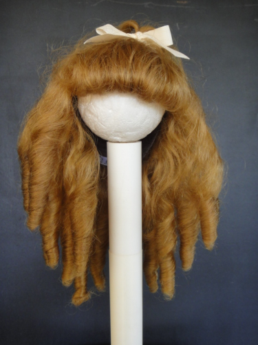Perruque Pour Poupée Ancienne – Cheveux Naturels, Taille 10 (33 Cm), Restauration