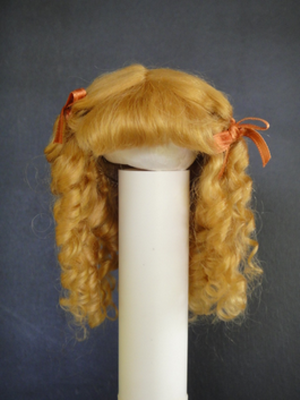 Perruque Blonde Pour Poupée – Cheveux Naturels, Taille 0 (17,5 Cm), Made In France